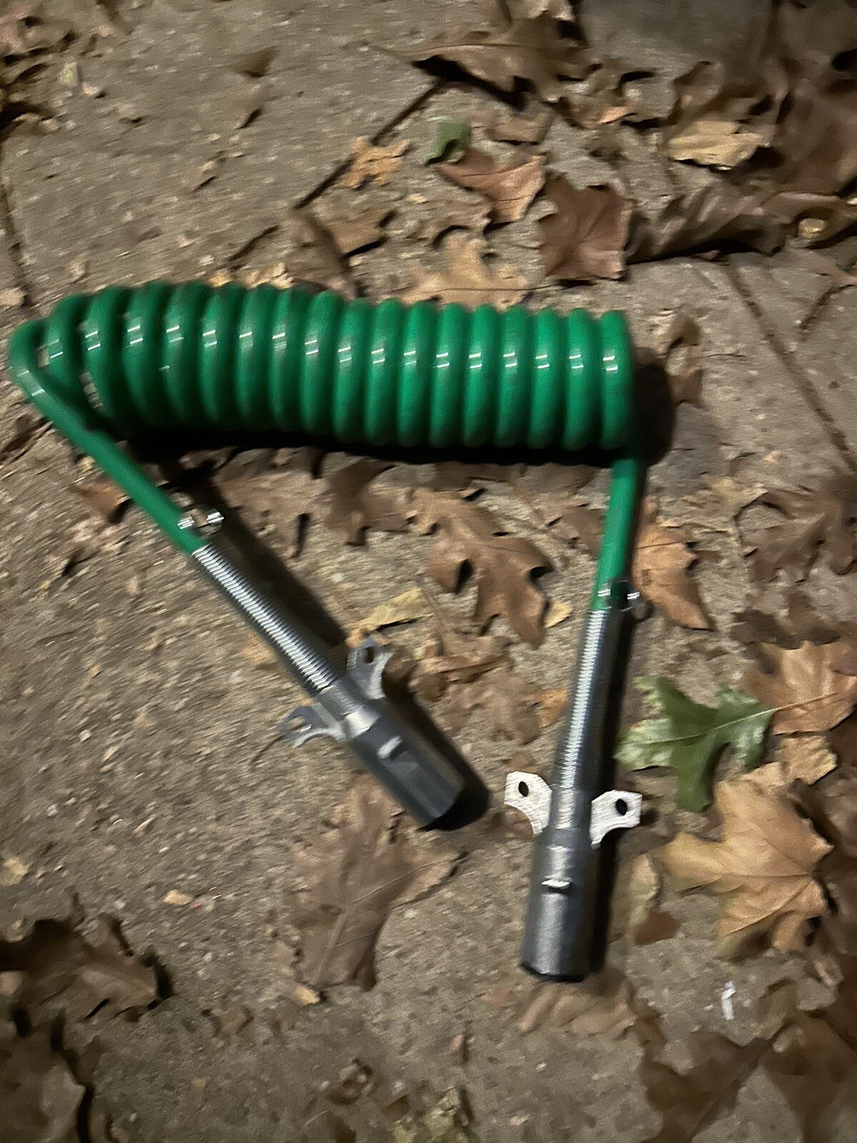 Trailer Coil Cord Green Electric Tractor Power Cable Cord Green