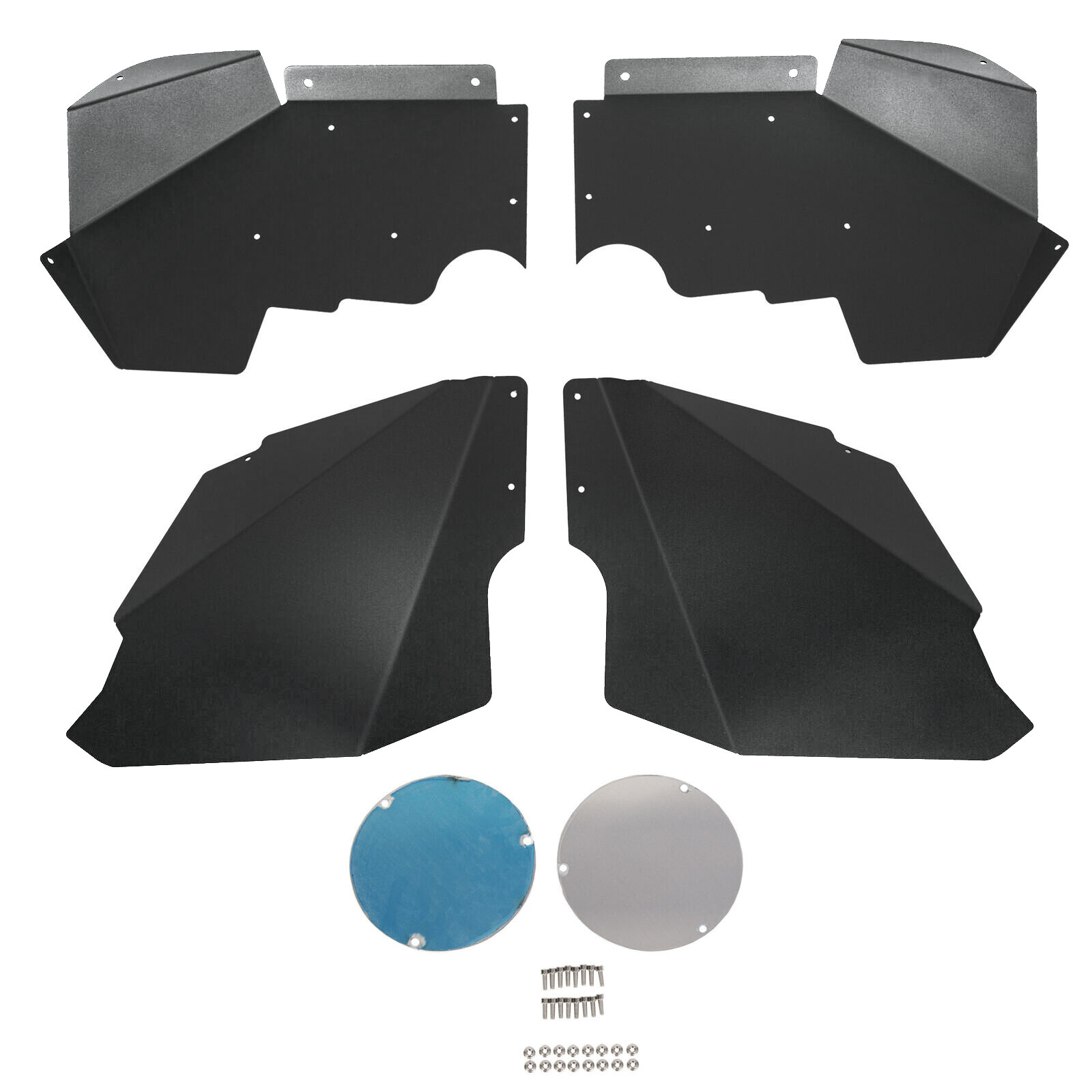 Front Inner Fender Liners Wheel Well Cover For Jeep Wrangler JK 2007-2019