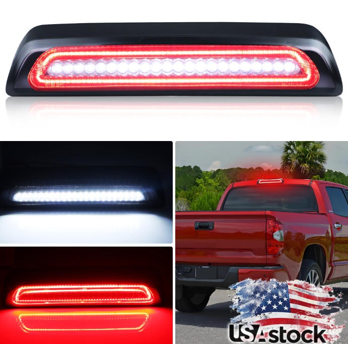 Smoke Lens LED 3rd Third Tail Brake Light Cargo Lamp For 2007-2021 Toyota Tundra