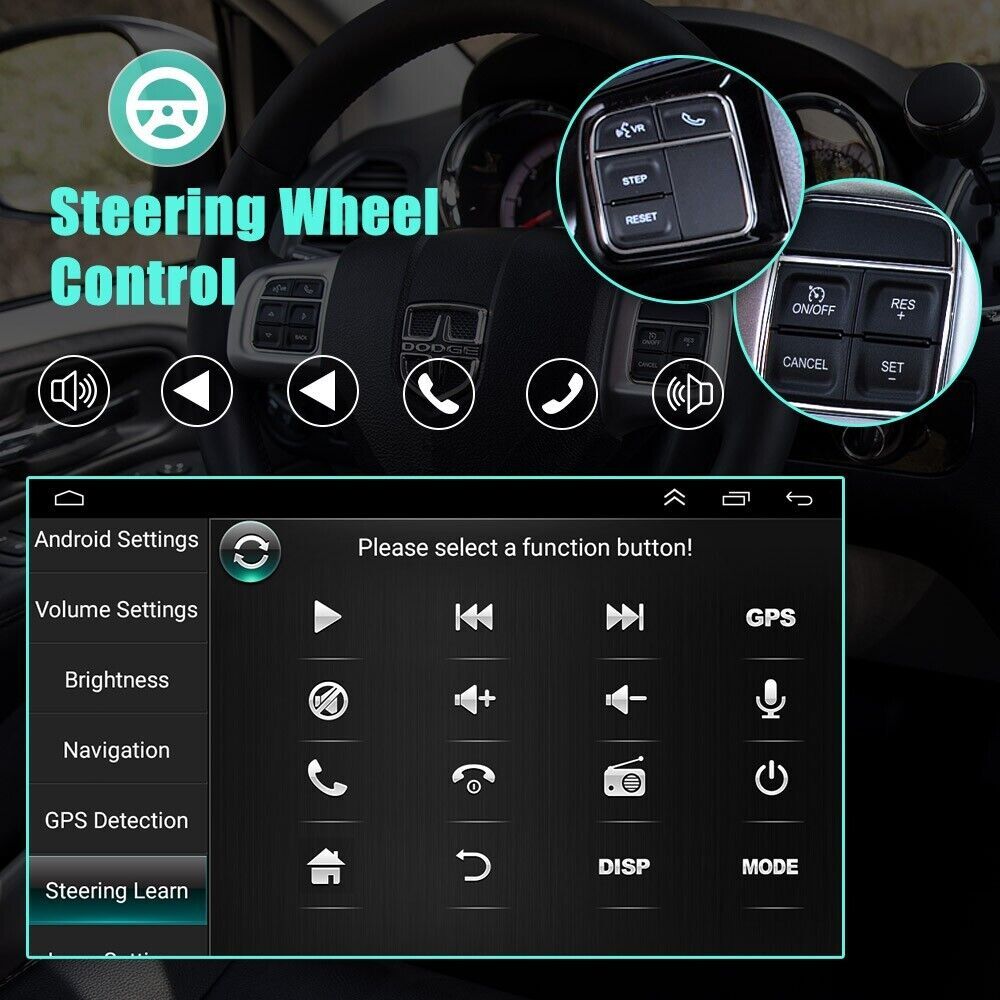 6.86″ Android 13 Carplay For 2004-2010 Dodge Viper Car Stereo Radio GPS Navi DSP