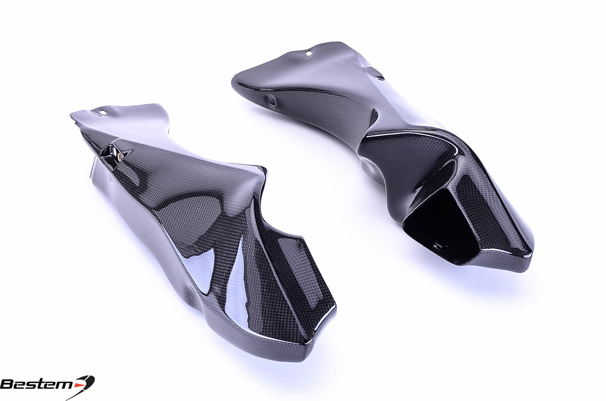 Ducati 748 916 996 998 100% Carbon Fiber Fibre Air Intake Tubes