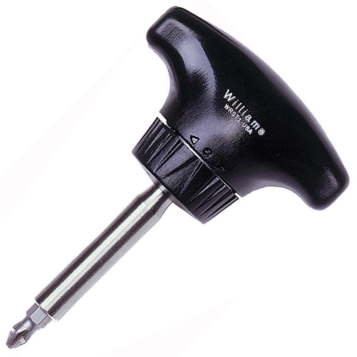 T-Handle Ratcheting Screw Driver 3-7/8″ OAL Length Philips Williams USA WRST1