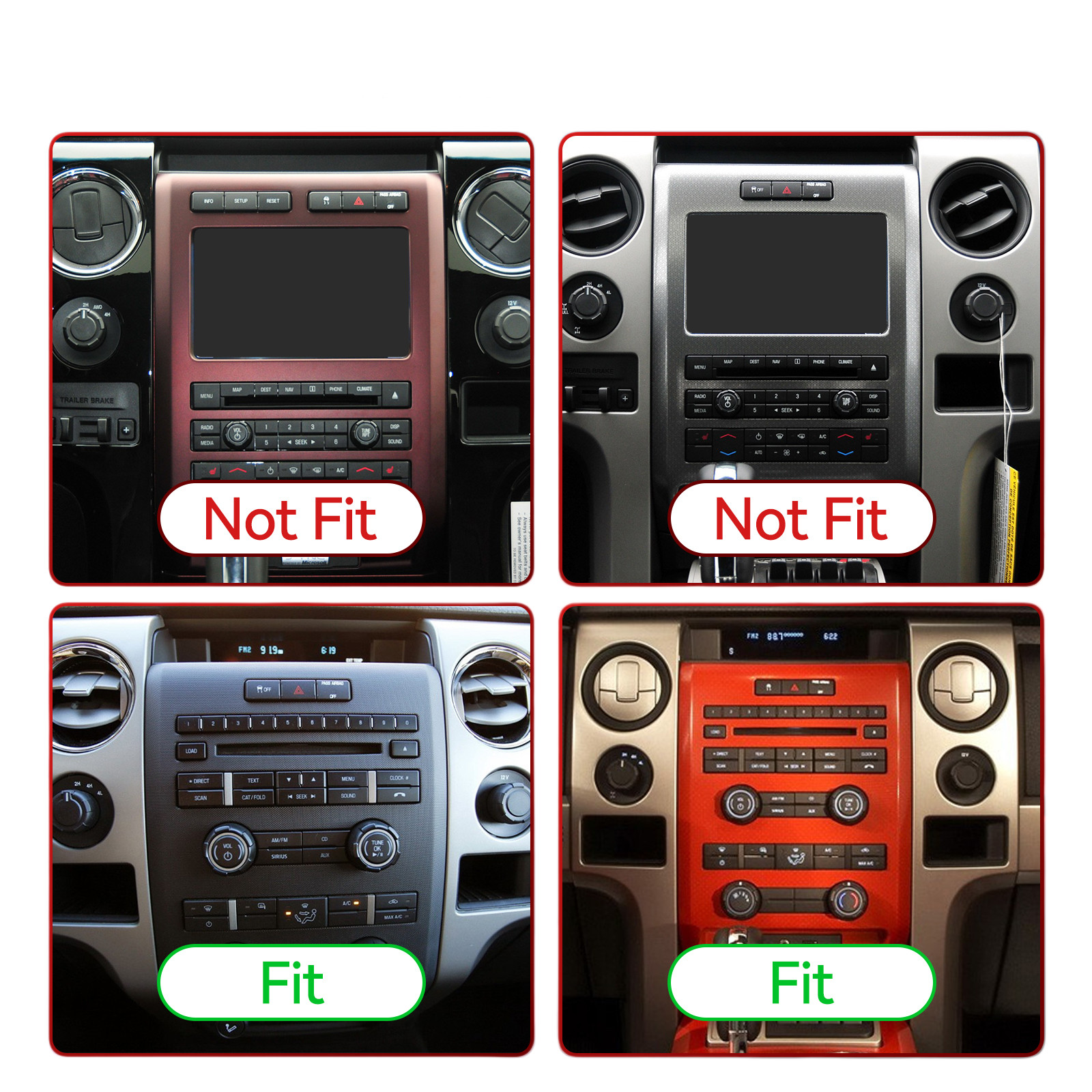 Ford F150 (2009-2014) – 9.7″ Android 13 CarPlay Stereo with GPS Navigation