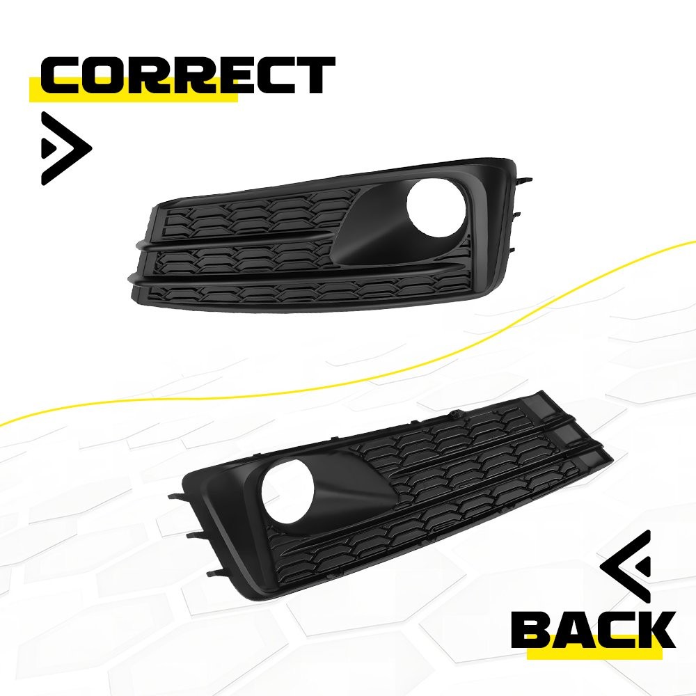 Front Fog Light Lamp Cover Bezel w/Hole For 2020-2023 Subaru Impreza Right Side