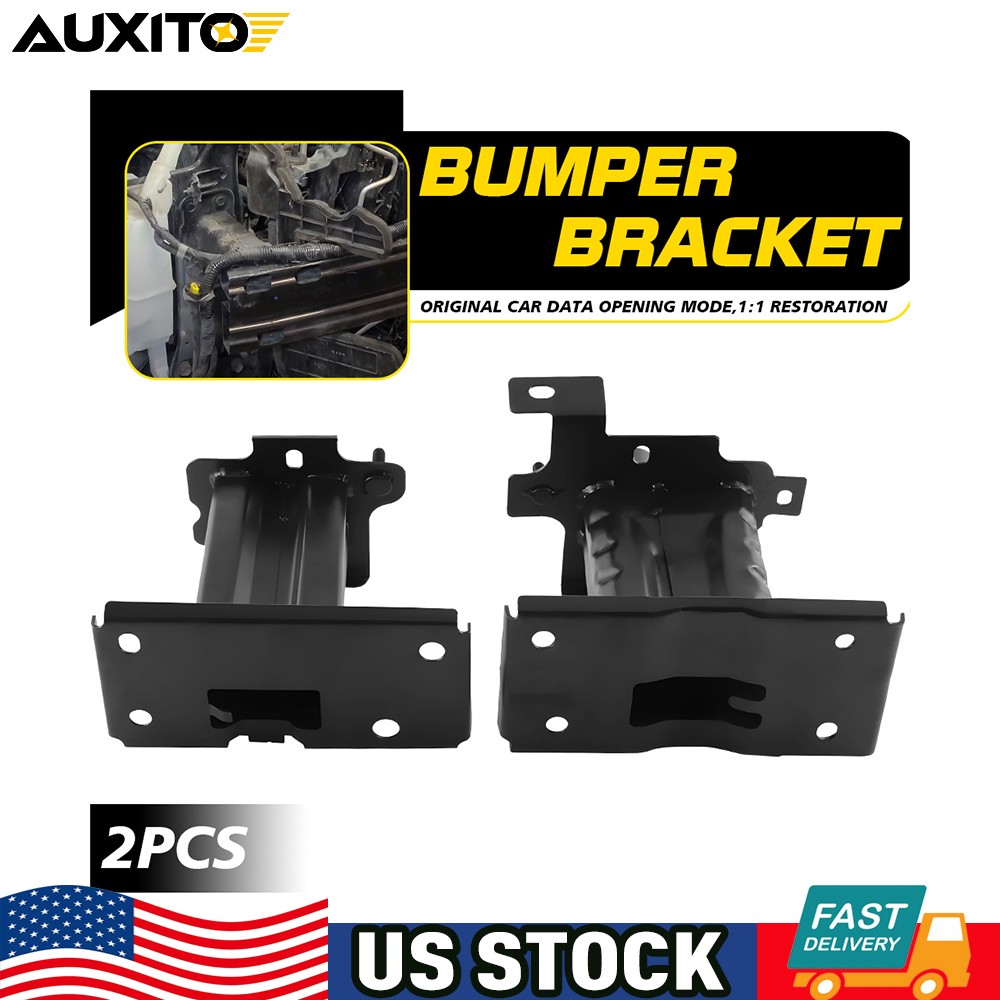 For 2014-2019 Nissan Rogue Front Bumper Support Bracket Set Left and Right Steel