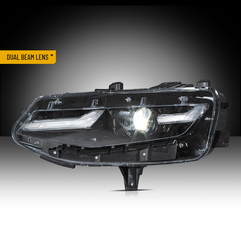 VLAND Projector LED Headlights w/Sequential For 2019-2024 Chevrolet Chevy Camaro