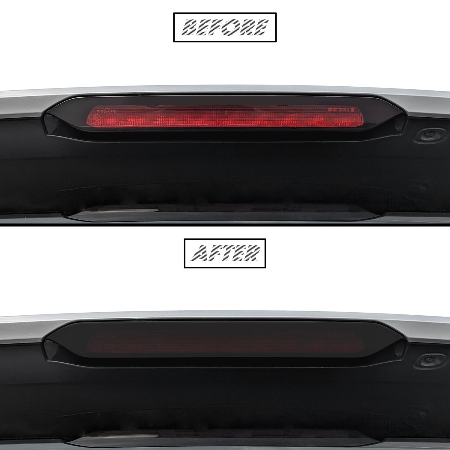 FOR 2018-2021 Chevy Equinox Third Brake Light SMOKE Precut Vinyl Tint Overlays