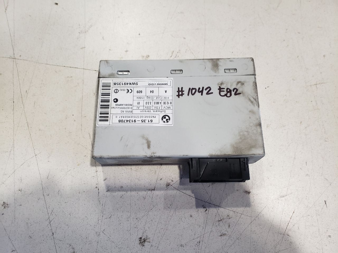 Passive Go Comfort Keyless Entry Module – 2009 BMW 135I E82 Coupe – 07-13 OEM