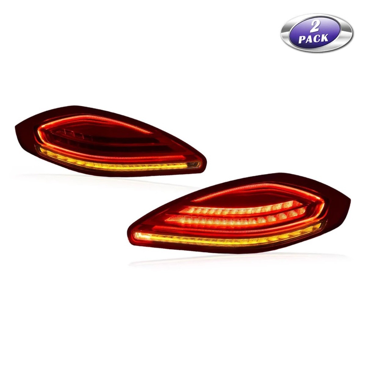 Replacement For Porsche Panamera 970 2014-2016 red LED Tail Light Pair New