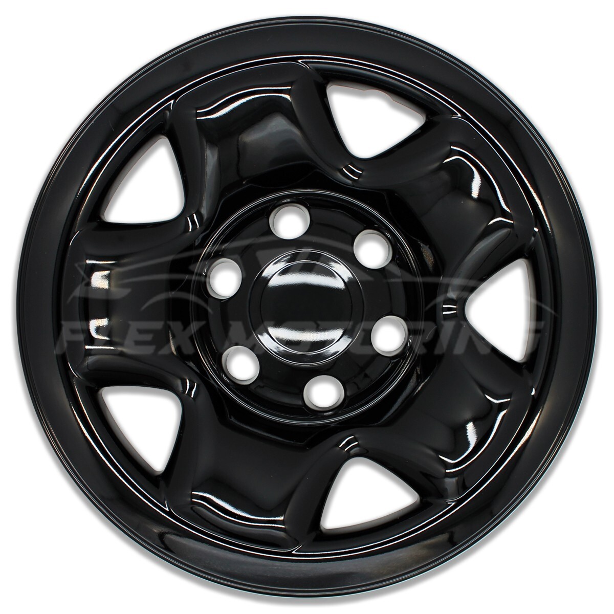 For 2005-2023 Toyota Tacoma 16″ Steel Wheel Black Skin Covers Hub Caps Set 4