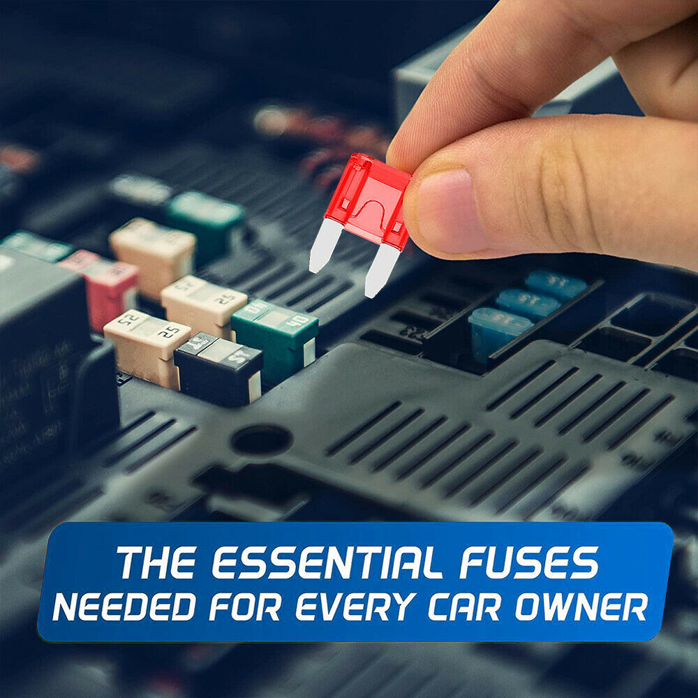 120 PCS Mini Blade Fuse Assortment Auto Car Motorcycle Truck FUSES Kit APM ATM