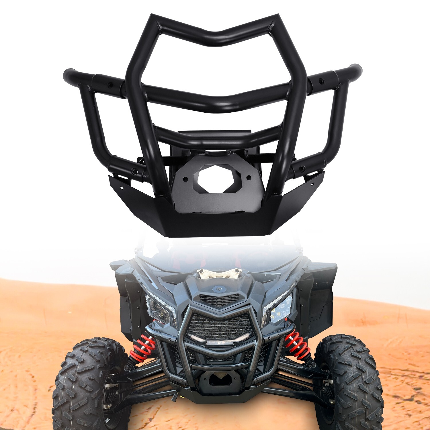 Front Pre-Runner Bumper Brush Guard for Can-Am Maverick X3 & X3 Max 2017-2023