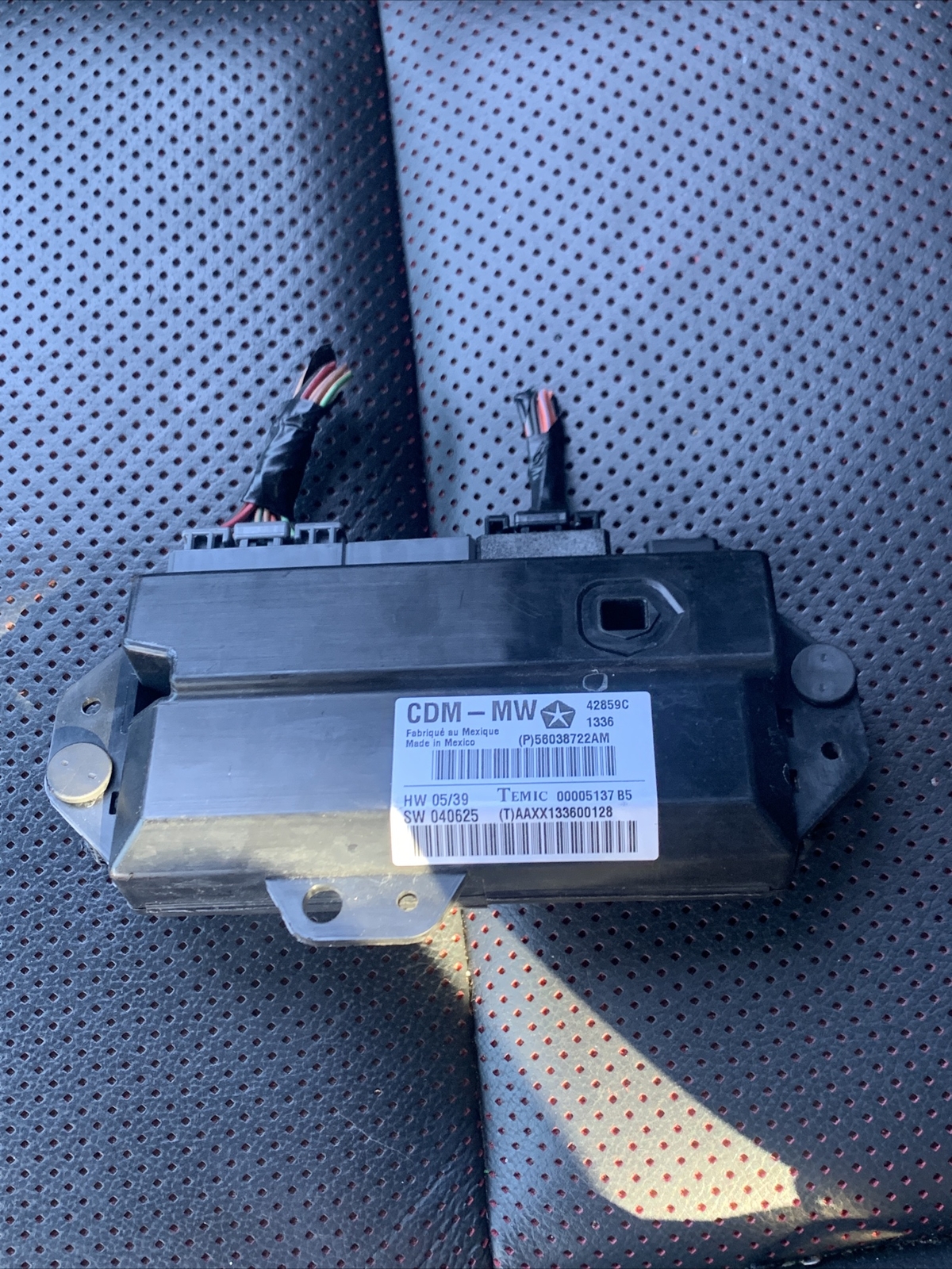 81332 Door Control Unit Module Front Right 56038722am Chrysler 300C 3.0 CRD DPF