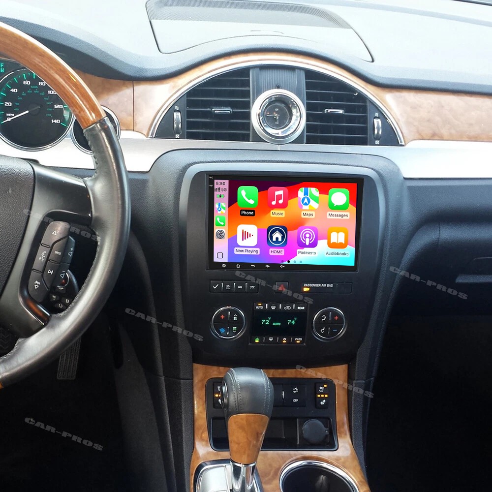 For 2008-2012 Buick Enclave Android 14.0 Apple Carplay Car GPS Stereo Radio