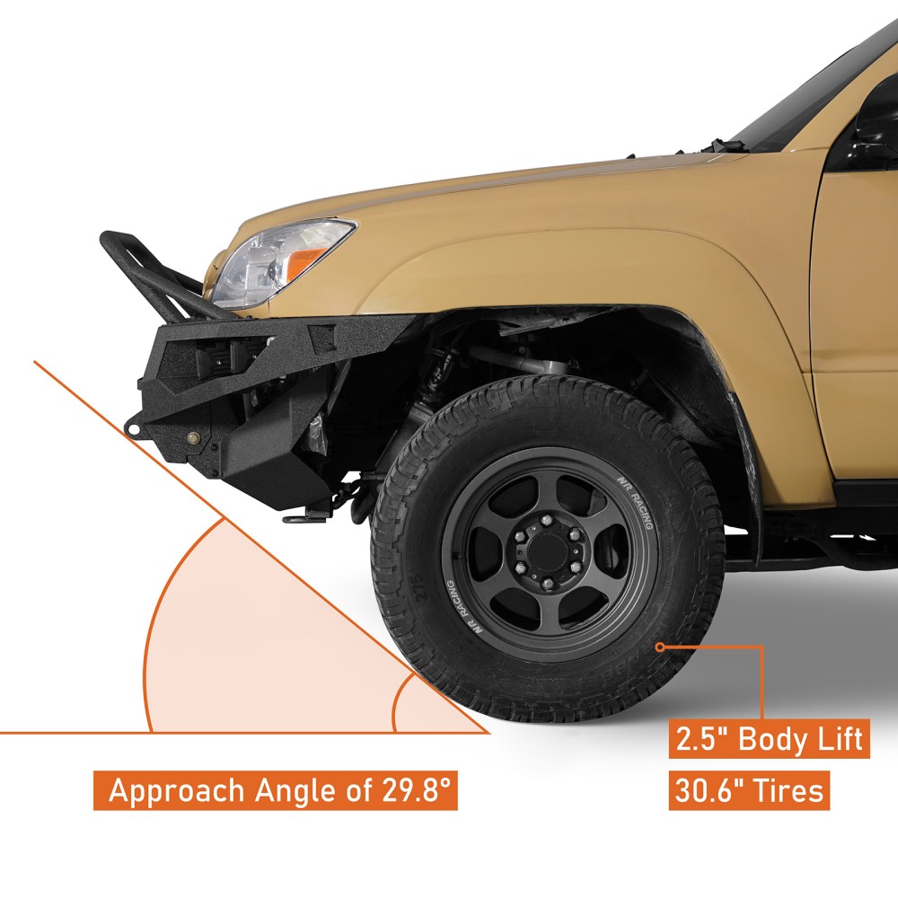 Fit Toyota 4Runner 2003 2004 2005 2006 2007 2008 2009 Full Width Front Bumper