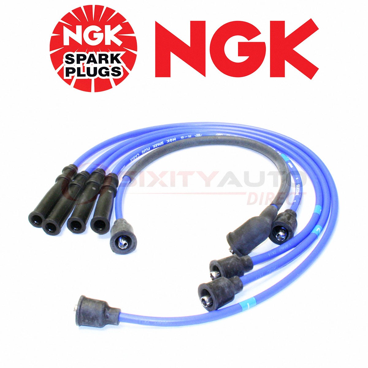 NGK Spark Plug Wire Set for 1989-1992 Ford Probe 2.2L L4 – Ignition Plugs cl