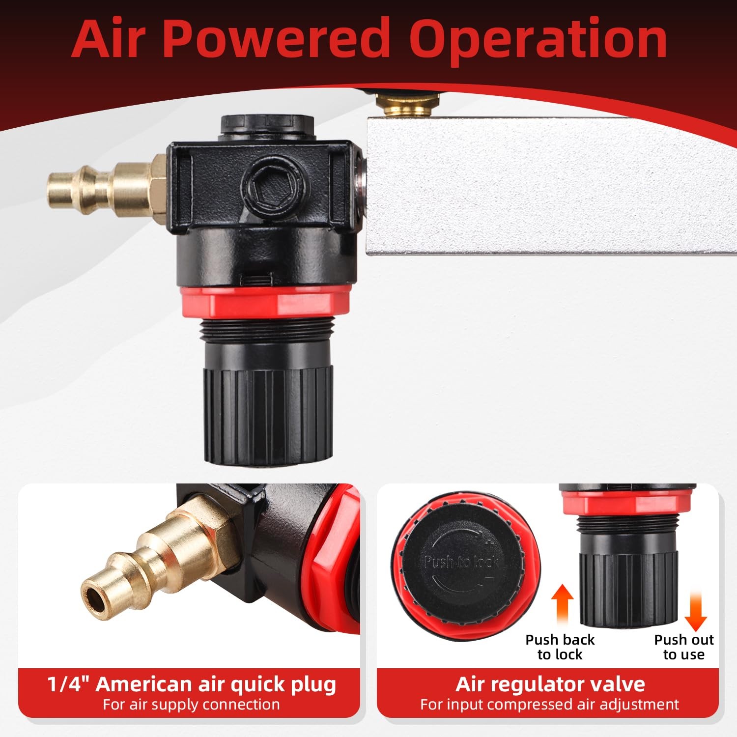 Cylinder Leak Down Tester Petrol Engine Compression Leakage Detector Tool Kit