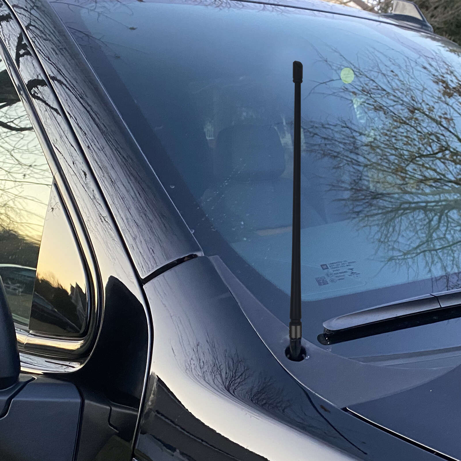 Car Aerial Antenna 9″ Auto Aluminum Alloy Rubber Steel FM AM Radio Antenna USA