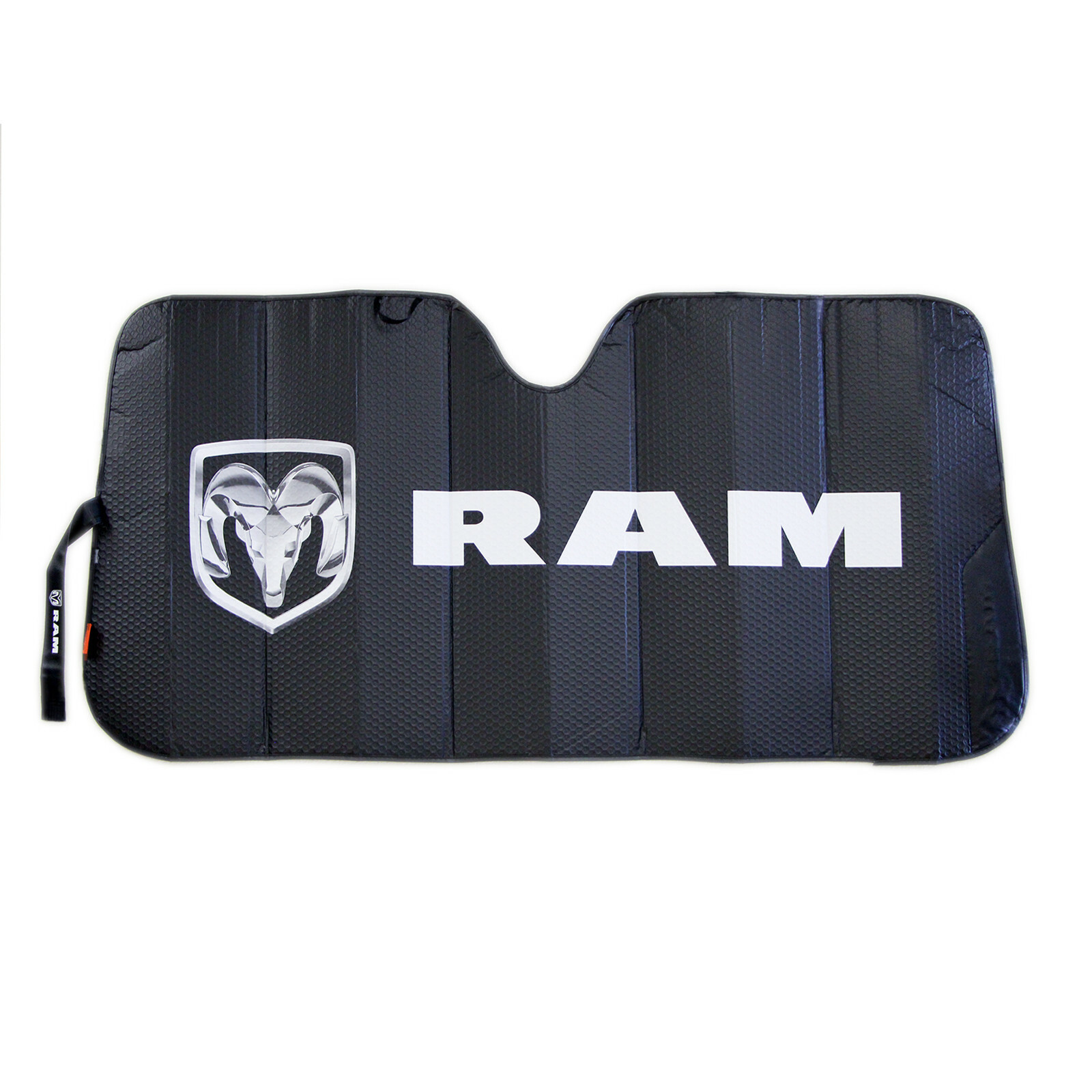 New RAM Black Car Truck Suv Van Front Windshield Accordion Folding Sun Shade