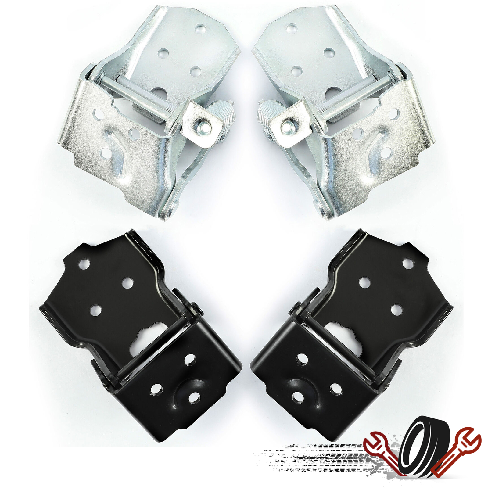4PCS Upper and Lower Hinge Kit For 1970-1981 Camaro Firebird Door Hinges