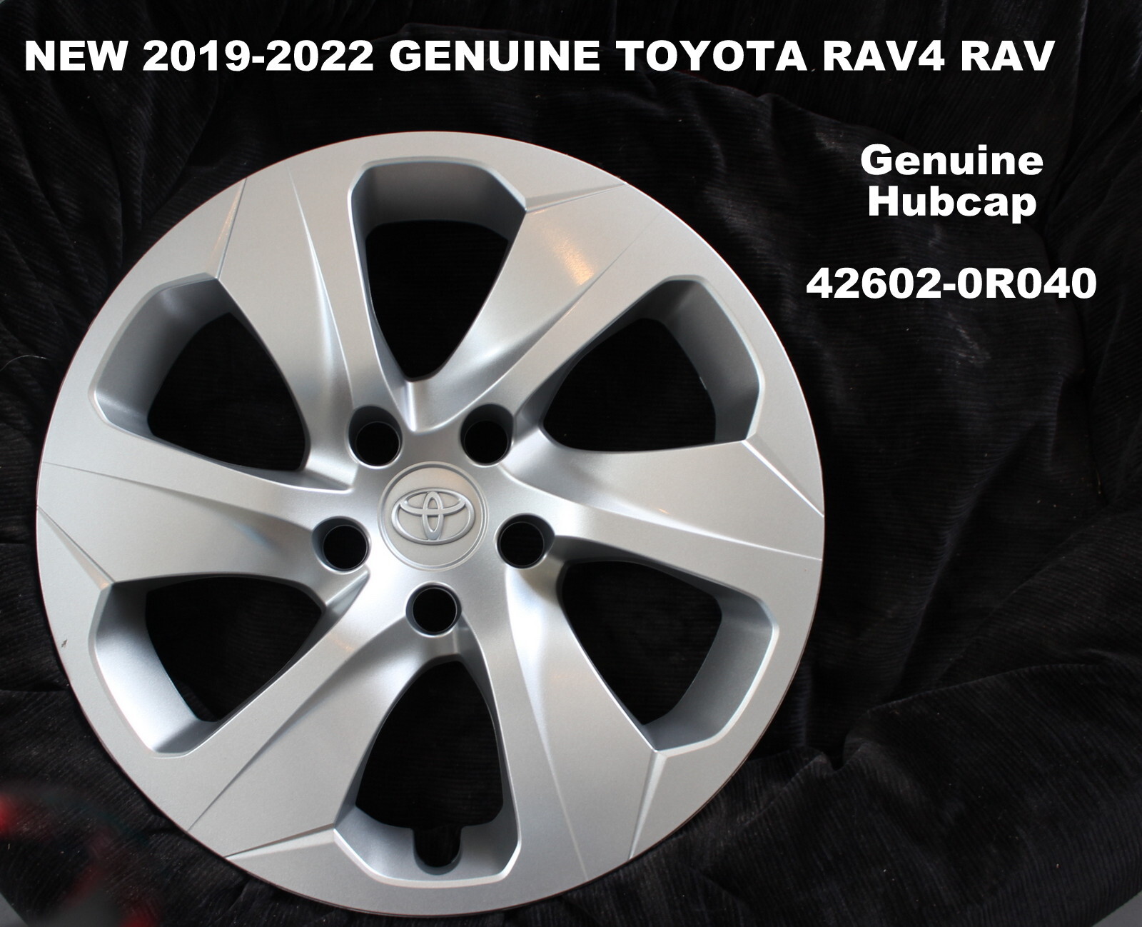 NEW 2019 – 2023 GENUINE TOYOTA RAV4 RAV 4 Wheel Cover Hubcap 17″ 42602-0R040 1