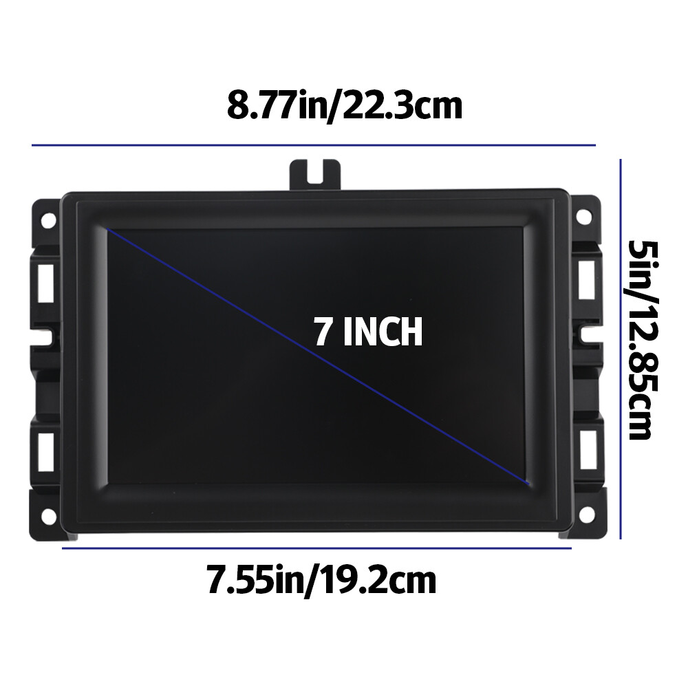 7″ LCD Touch Screen w/ Frame Panel Uconnect VP2 For Jeep Compass 2017-2020 Radio
