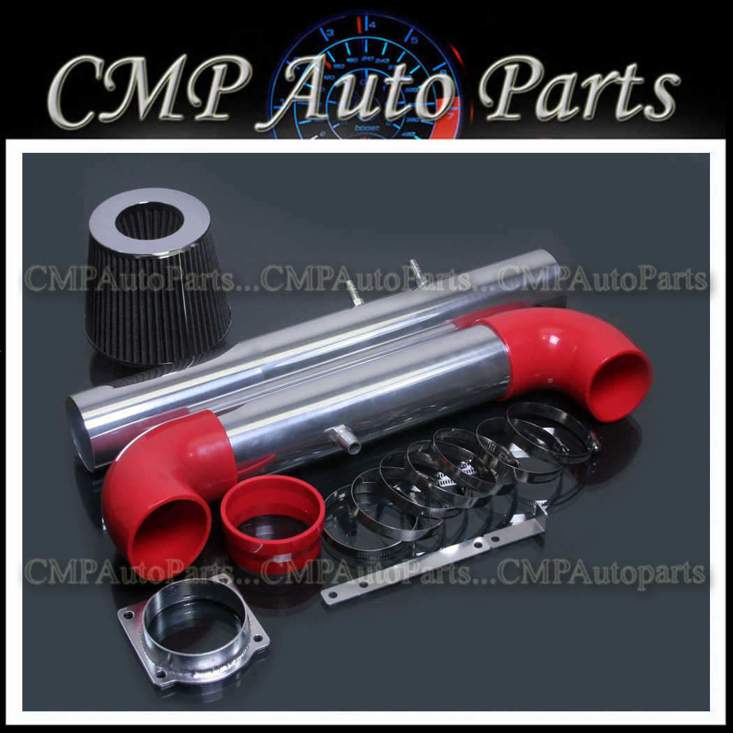 RED BLACK AIR INTAKE KIT FIT 2000-2002 LINCOLN LS 3.9 3.9L V8 ENGINE