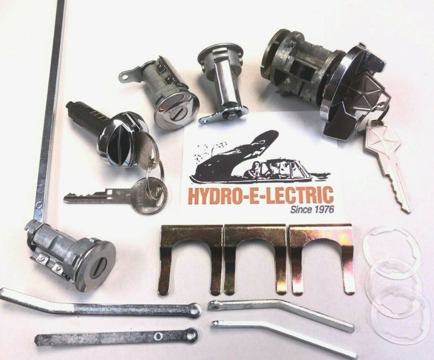 NEW 1972 Dodge Dart & Demon Ignition/Door/Trunk/Glove Box Lock Set- OE keys