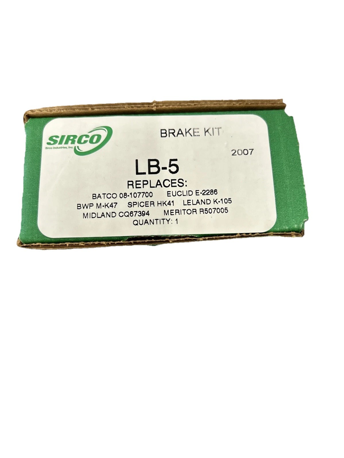Sirco LB5 Brake Kit
