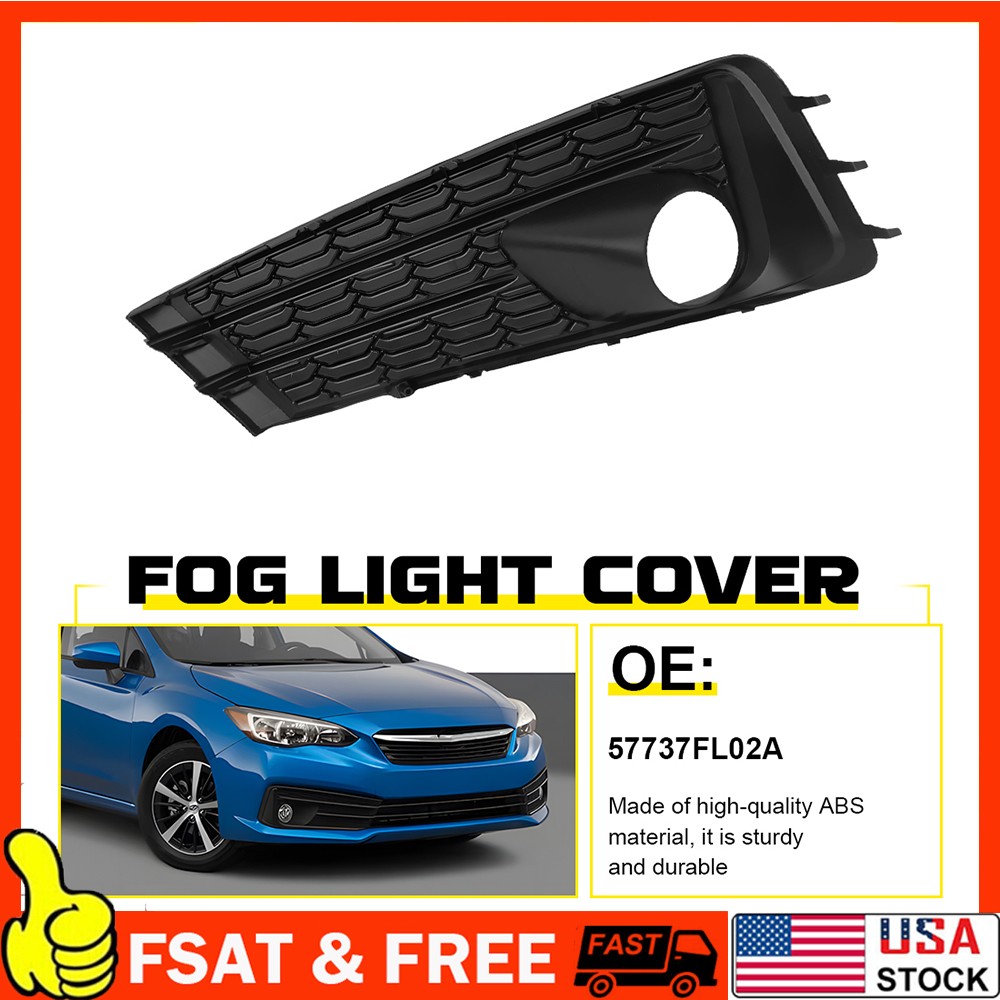Right Passenger Side Fog Light Cover Bezel For 2020-23 Subaru Impreza 57737FL02A