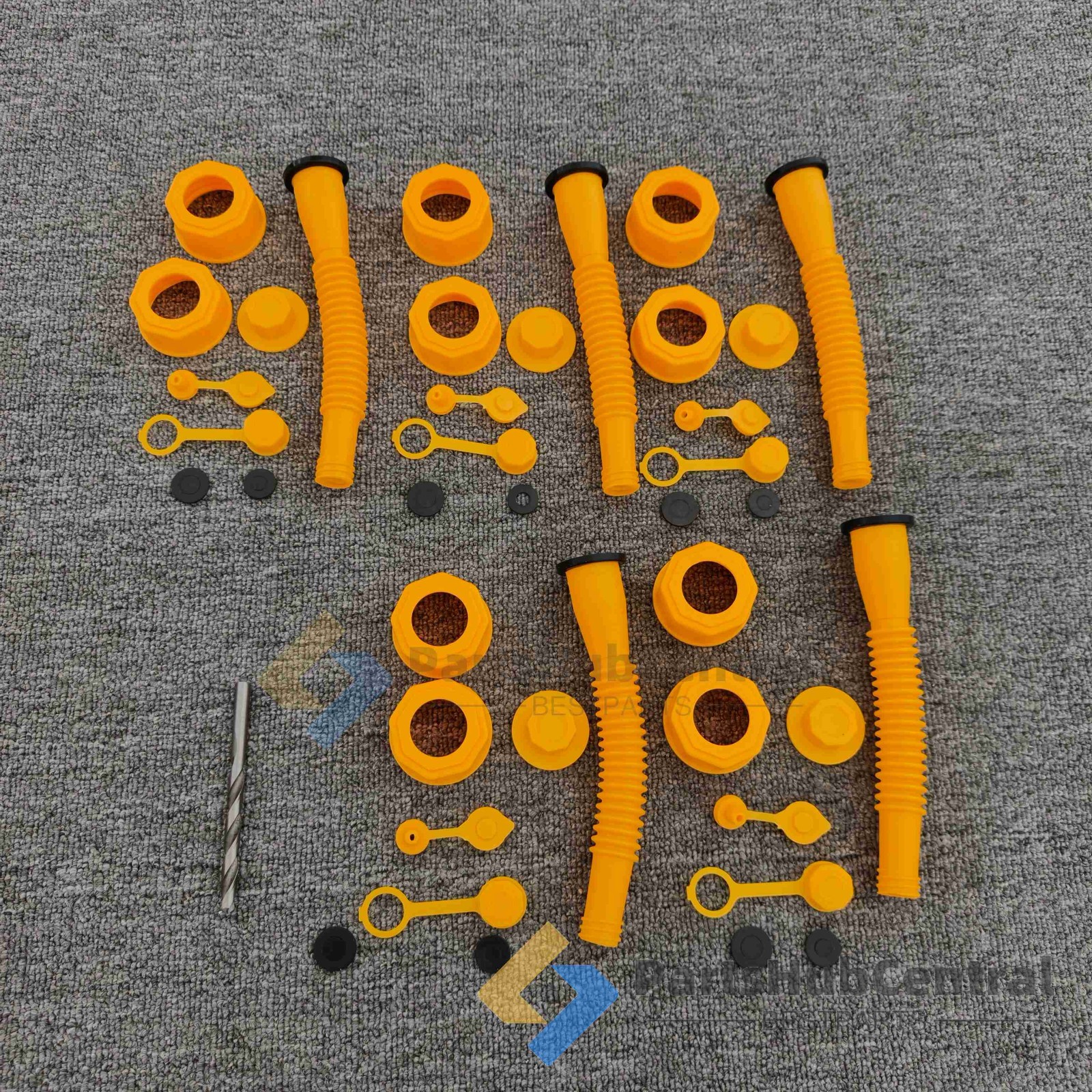 5x Gas Can Spout Nozzle Vent Kit Replacement For Plastic Gas Cans Old Style Caps