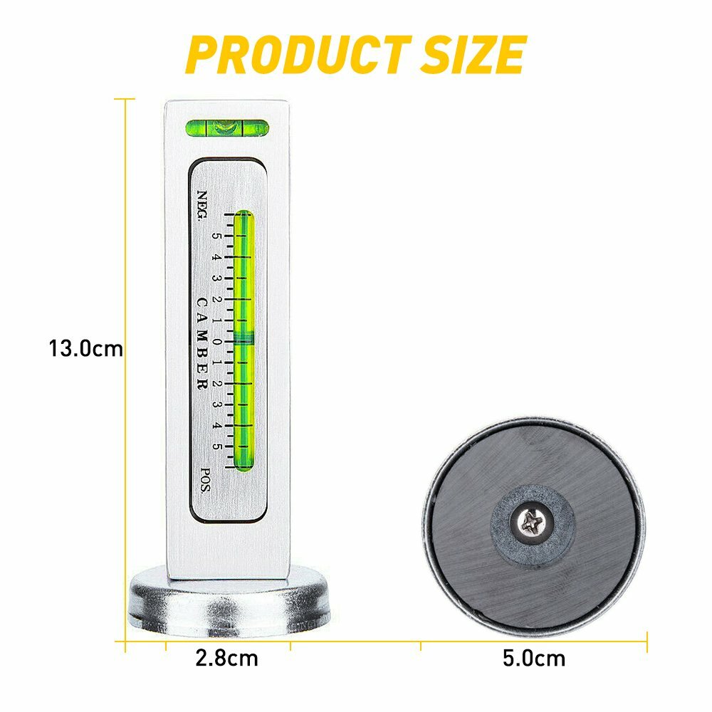 Adjustable Magnetic Gauge Tool Camber Castor Strut Wheel Alignment For Car Truck