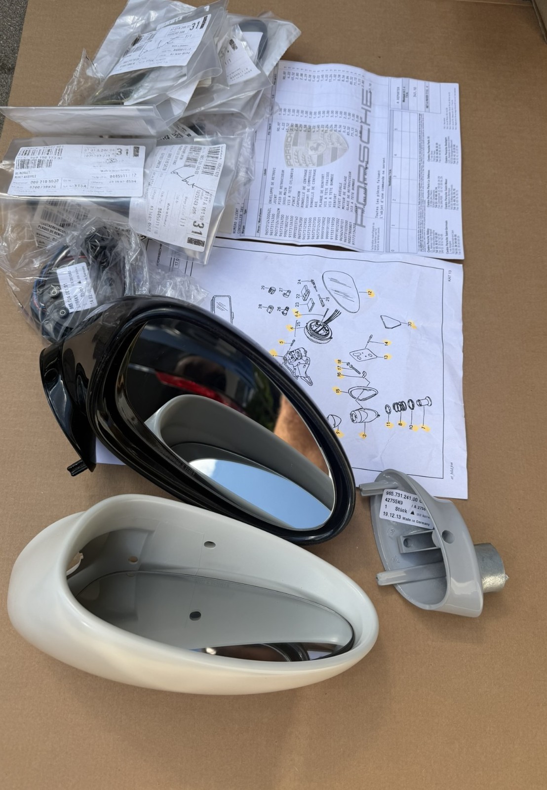 Porsche 911 964 993 OEM Cup/Aero Side Mirrors Right and Left