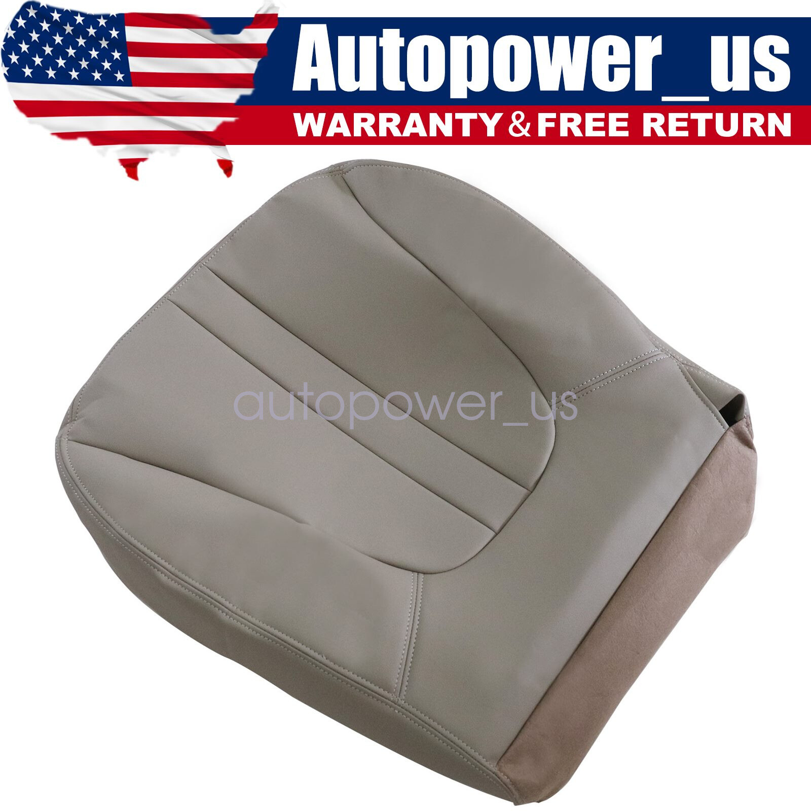 Fits Ford Expedition Eddie Bauer XLT 1997-2002 Driver Bottom Leather Seat Cover