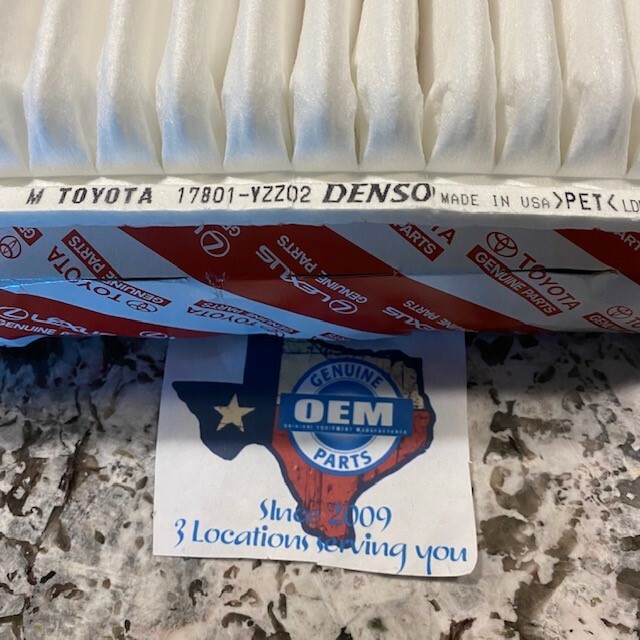 Genuine Toyota Engine Air Filter CA10171 17801-28030 17801-0H050 17801-YZZ02 OEM