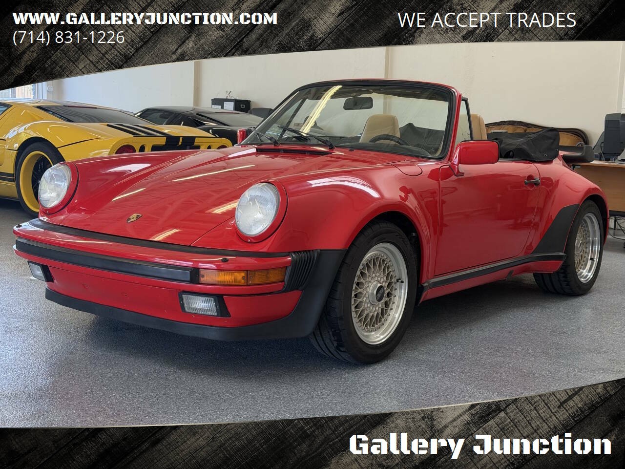 1988 Porsche 911 Carrera Turbo 2dr Convertible