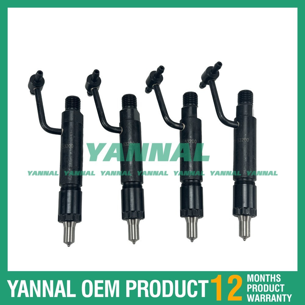 New 4 pcs Injector 723900-53200 for Yanmar 4TNE106 Engine