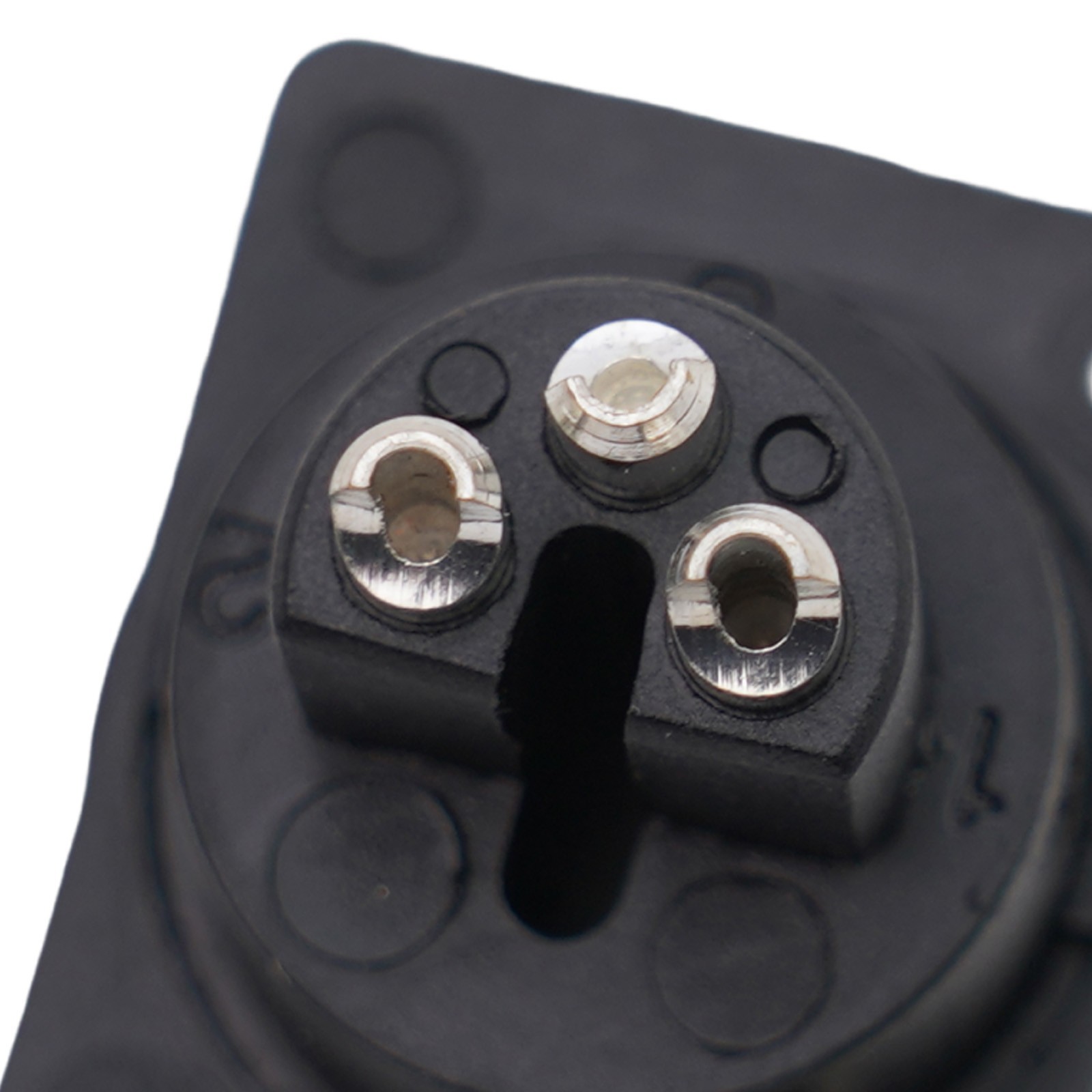 XLR Connector Female Socket 3Pin Panel Mounted Chassis Square Shape MIC Micropho