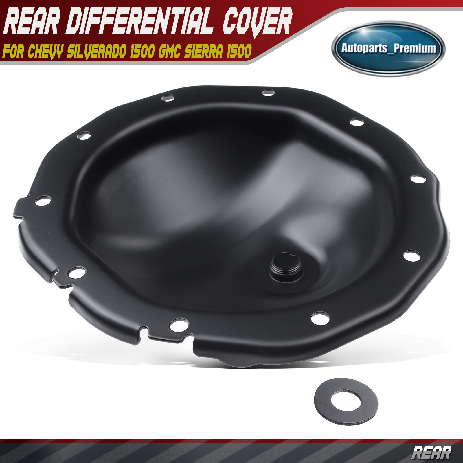 Rear Differential Cover for Chevrolet Silverado 1500 GMC Sierra 1500 2009-2020
