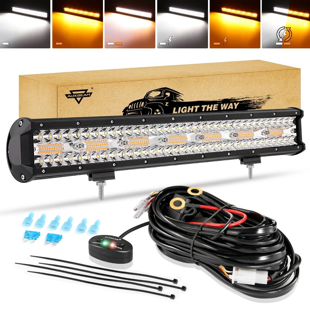 AUXBEAM 20″ Inch 420W Led Work Light Bar Combo Offroad Truck Boat UTE ATV UTV 23