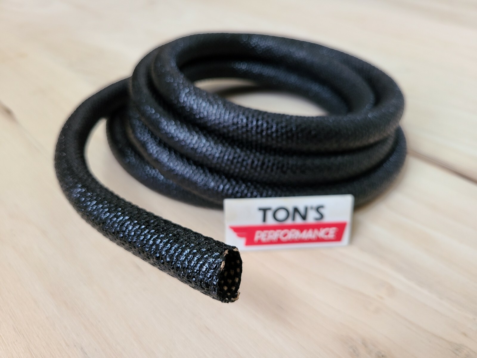 10 feet 1/2″ I.D. ASPHALT CLOTH WIRE LOOM ORIGINAL RESTORATION CONDUIT VINTAGE