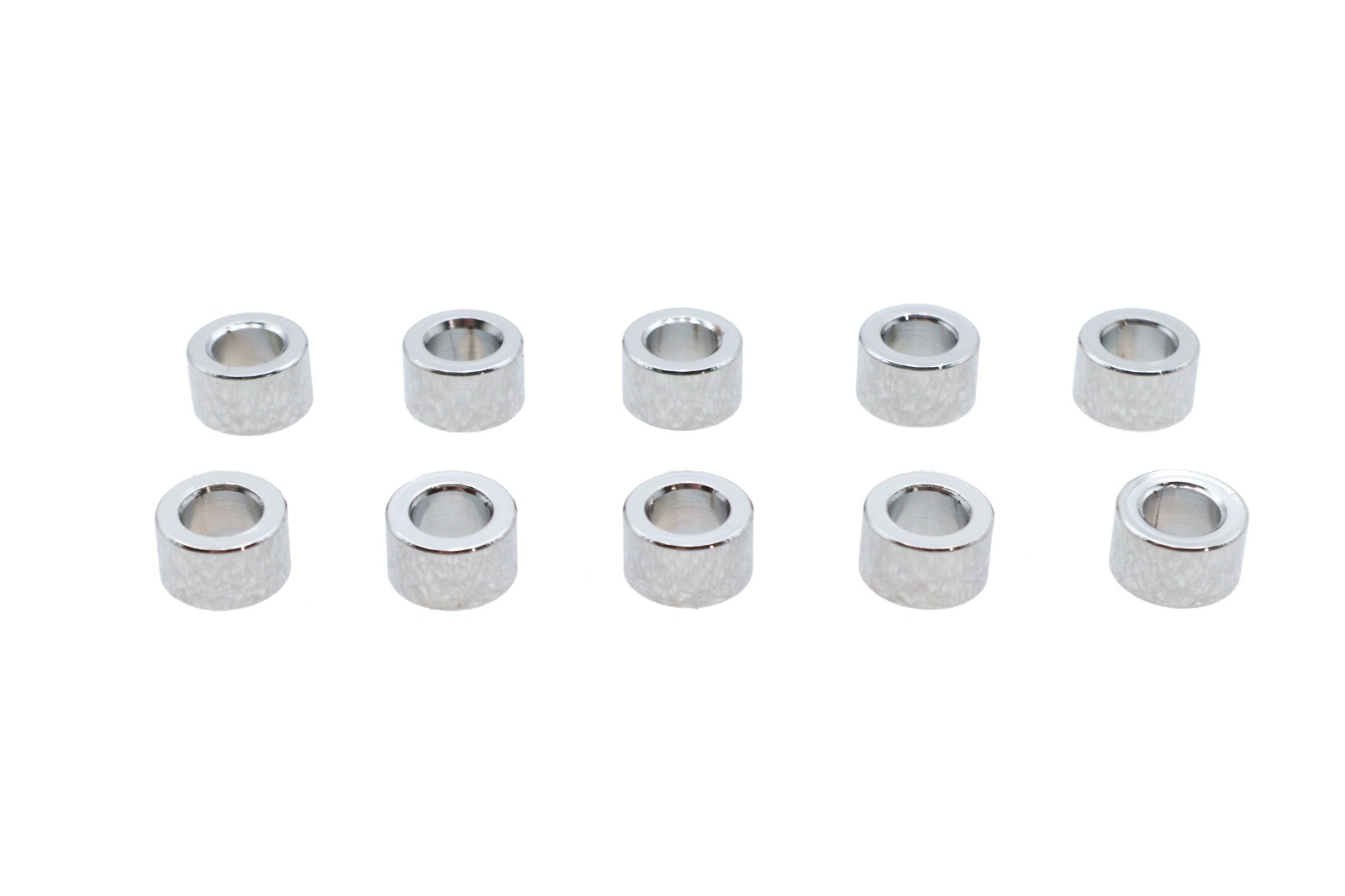 Chrome Spacers 1/4 inch x 7/16 inch x 3/16 inch for Harley-Davidson