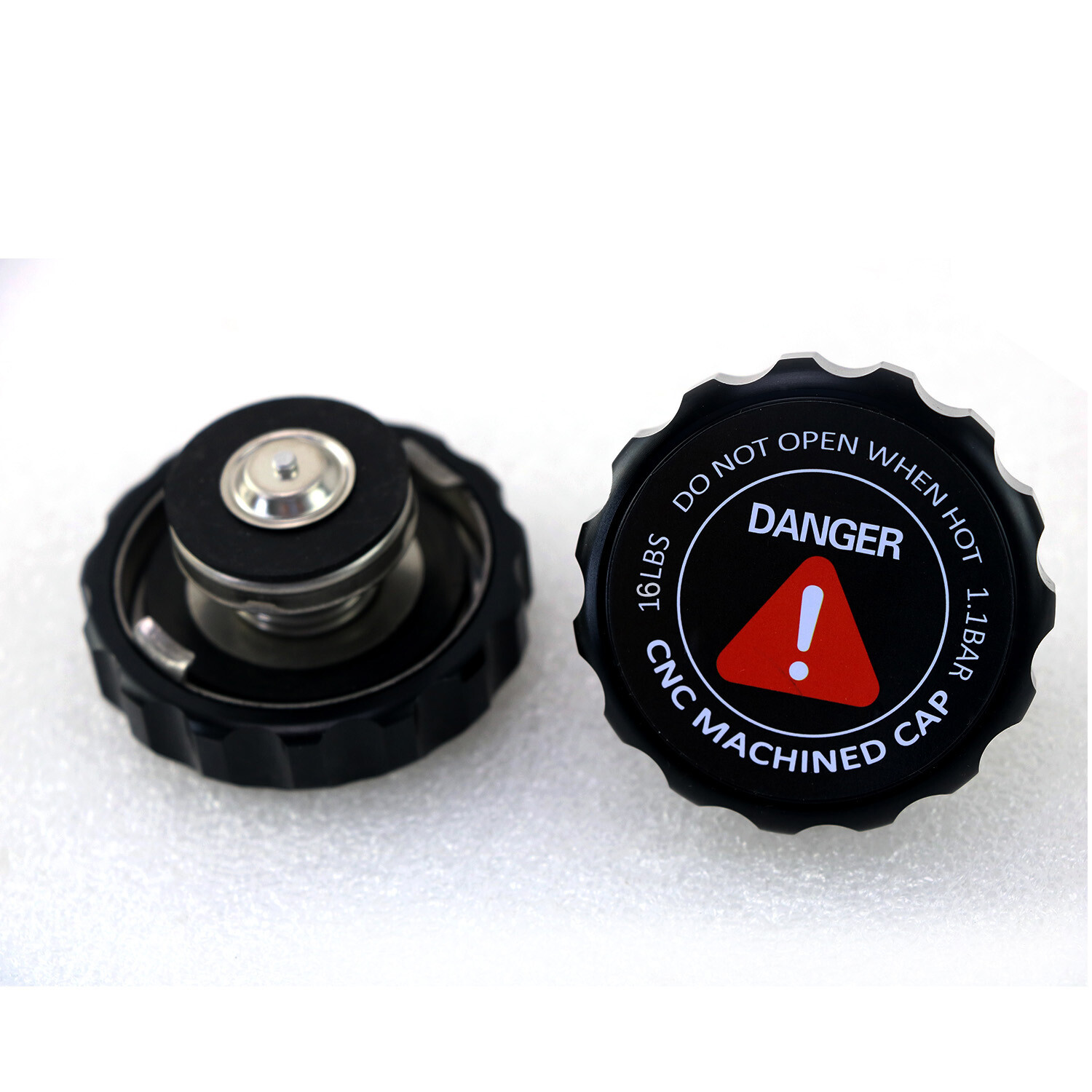 Universal Aluminium Billet Radiator Cap CNC Precision Machined 1.1 bar