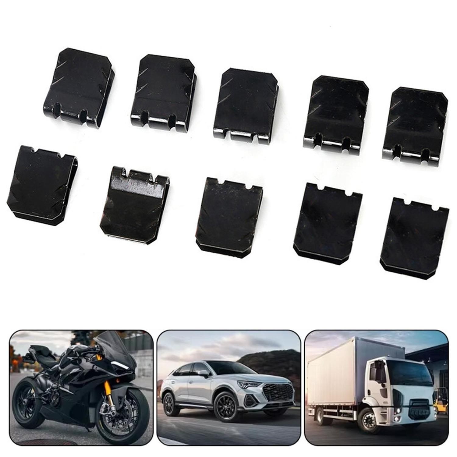 20pcs U Shaped Clips Car Mudguard Fixing Nuts Fender Buckle Fasteners Clip USA