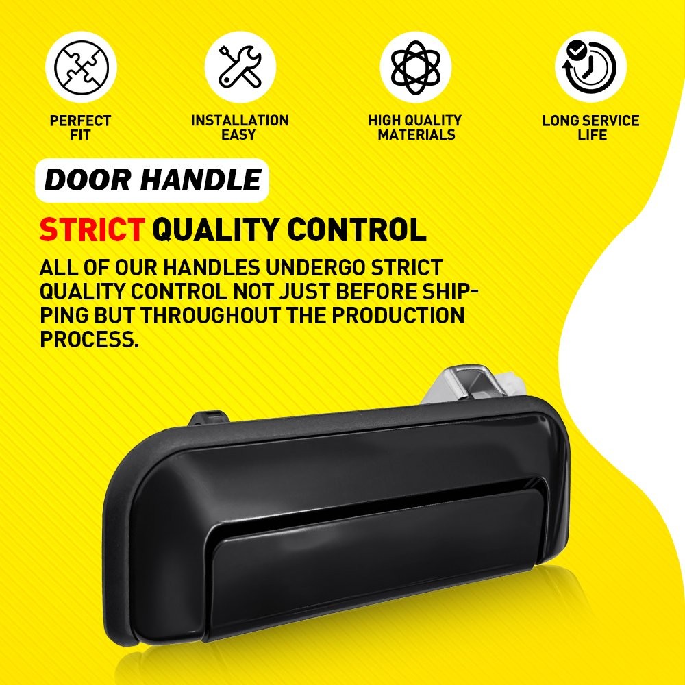 Outside Door Handle 2PCS Front For 1997 1998 1999-2004 Mitsubishi Montero Sport