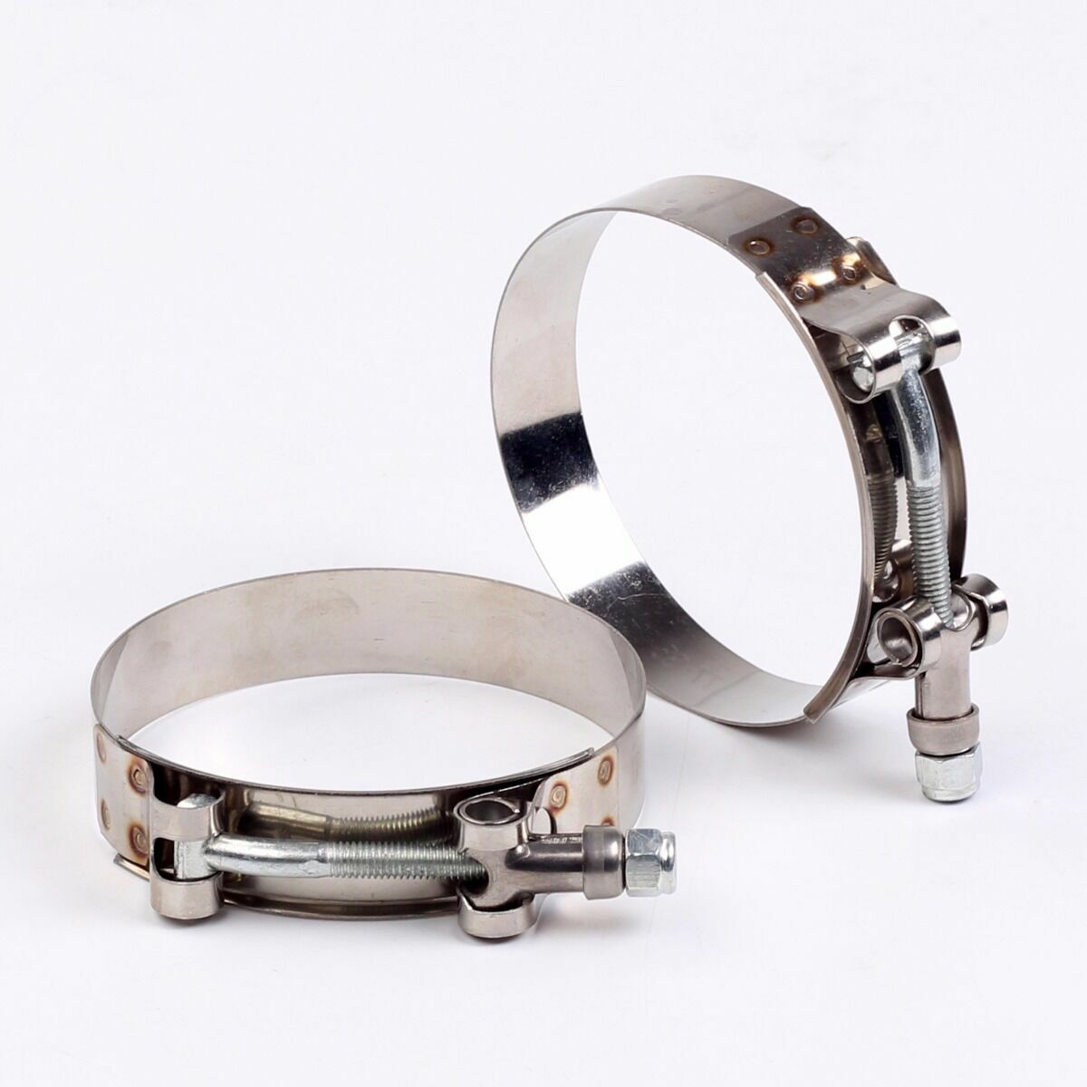 4 x 2.0″ Stainless Steel T Bolt Clamp Turbo Intake 2″ ID Silicone Hose Clamp