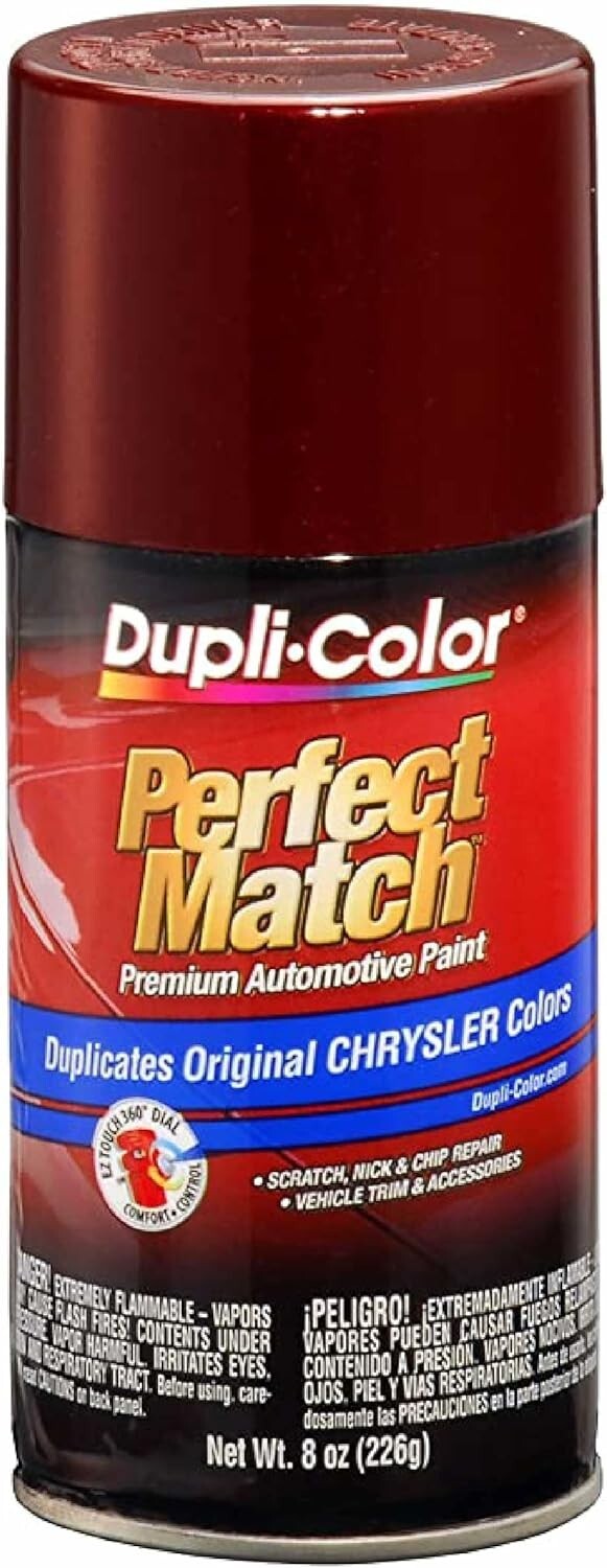 Duplicolor BCC0413 Perfect Match Chrysler Dark Garnet Red Pearl – PRV, XRV