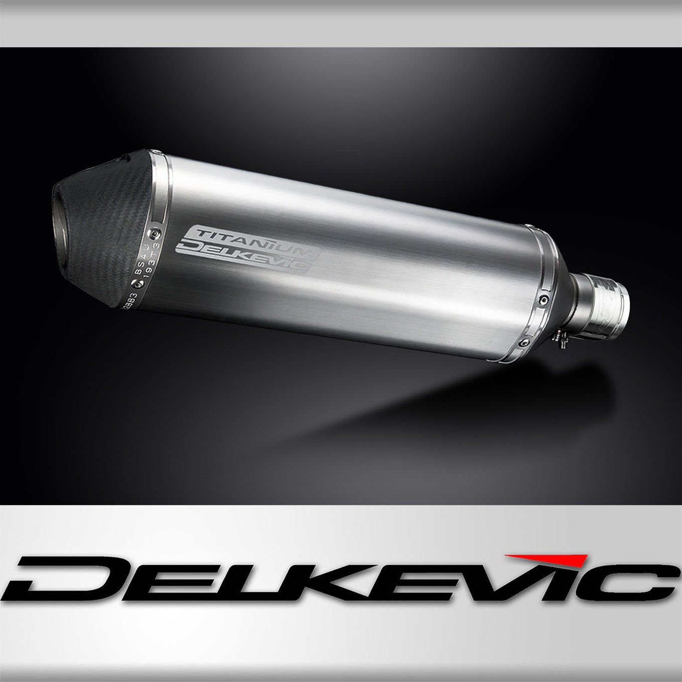 Suzuki V-Strom 800DE Delkevic Slip On – 13.5 Xoval Titanium Muffler