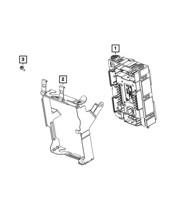 Genuine Mopar Body Controller Module 68628388AA