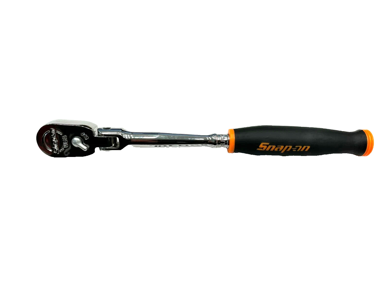 Snap-on ORANGE 1/4″ Drive Long Flex Head Soft Grip Ratchet THLF72O NEW USA